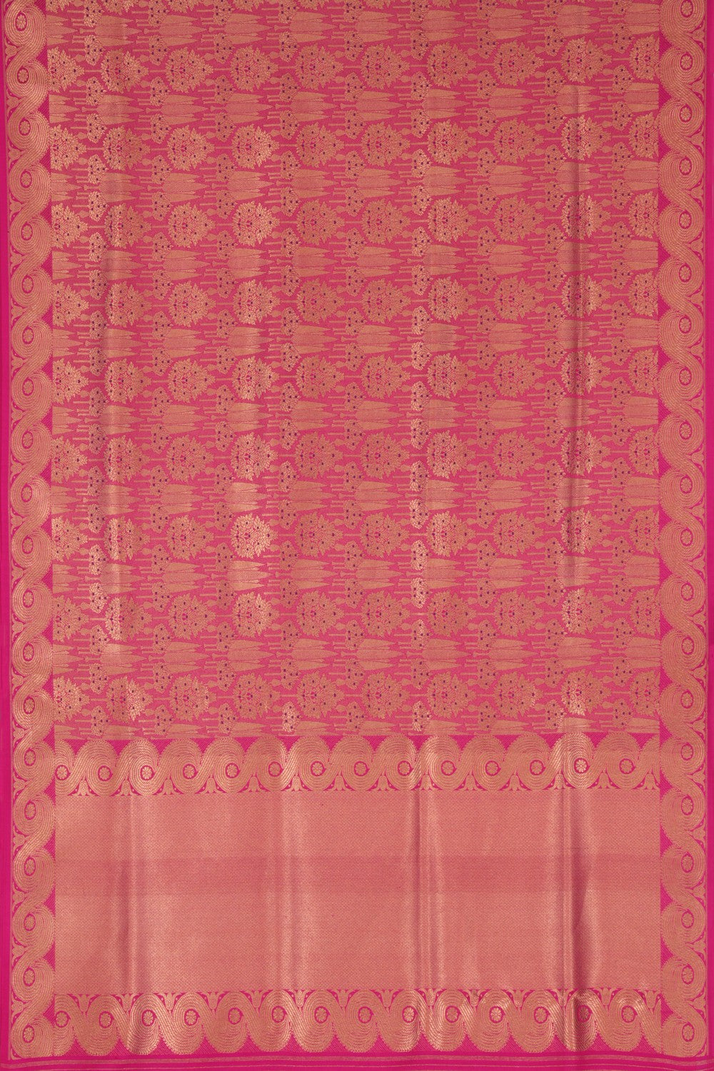 Image of Banarasi Katan Silk Pink Saree